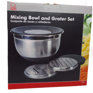 MIXING BOWL & GRATER SET