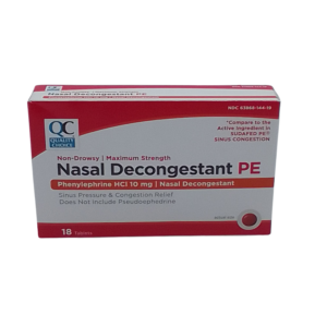 QC NASAL DECONGESTANT PE