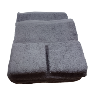 4 PIECE CHARCOAL TOWEL SET