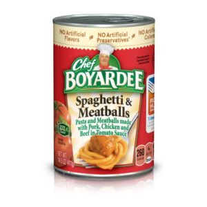 CHEF BOYARDEE SPAGHETTI & MEATBALLS