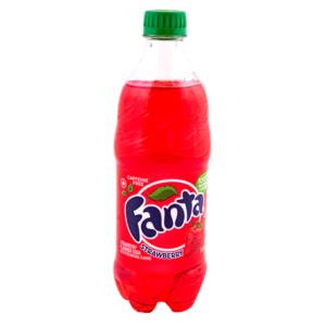 FANTA STRAWBERRY BOTTLE SODA