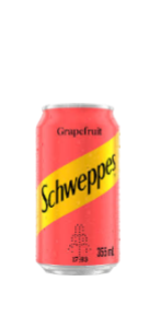 SCHWEPPES GRAPEFRUIT SODA CAN