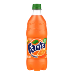 FANTA ORANGE BOTTLE SODA