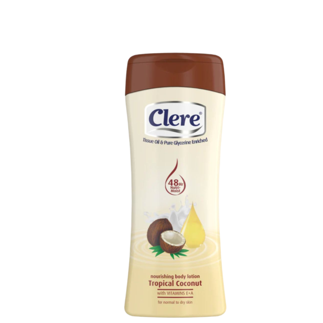 CLERE TROPICAL COCONUT BODY LOTION