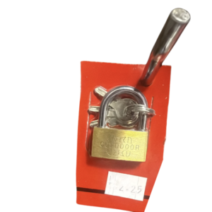 Padlock with keys