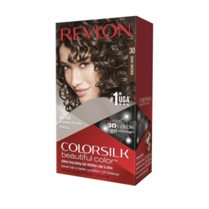 Revlon ColorSilk Hair Color, 30 Dark Brown