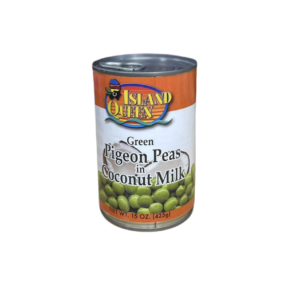 Island Queen Green Pigeon Peas in Coconut Milk