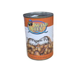 Island Queen Green Pigeon Peas in Coconut Milk