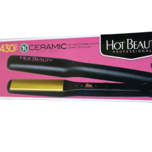Hot Beauty Ceramic Flat Iron | Black Hair Care & Beauty Supply