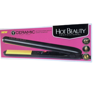 NEW Hot Beauty Ceramic Flat Iron | Black Hair Care & Beauty Supply