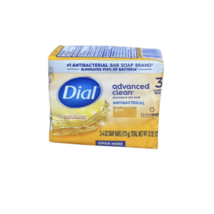 Dial, Advanced Clean - Gold Antibacterial Deodorant Bar Soap