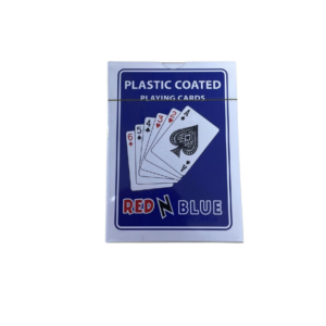 Plastic Coated Playing Cards Red N Blue
