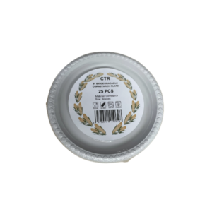 9" Biodegrad ble Corn Starch Plates