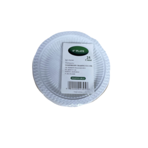 6" Plate 25 count