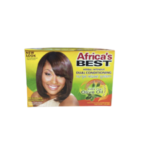 Africa's Best No-Lye Dual Conditioning Relaxer System Kit, Regular