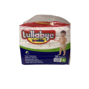 Lullabye X-Large Diapers 30 PCS (30 lbs and Over) 4