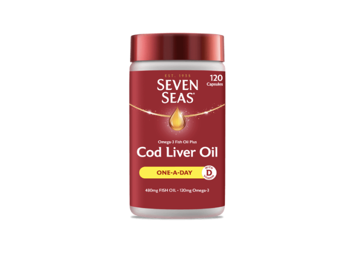 Seven Seas Cod Liver Oil 60 Capsules 120mg