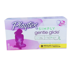 Playtex Simply Gentle Glide Tampons with Plastic Applicator (Regular Absorbancy)
