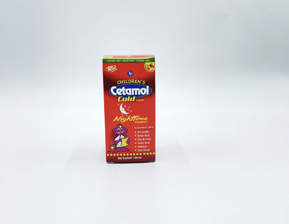 FP Children's Cetamol Cold Liquid Night time formula