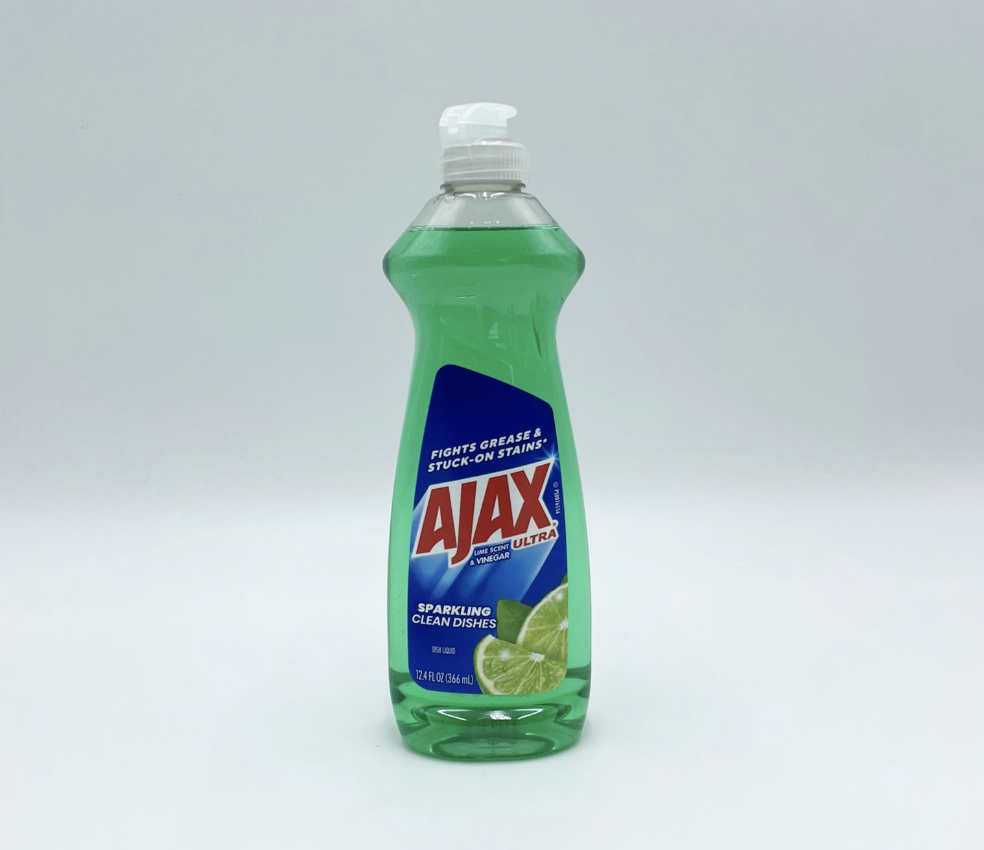 Ajax Dishwashing Liquid Lime Scent & Vinegar 366ml