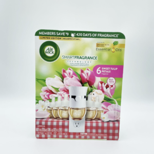 Air Wick Smart Fragrance 6 Sweet Tulip Petals (1 Warmer +6 Refills)