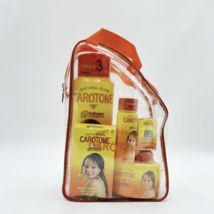 Carotone Natural Glow Light & Natural Brightening Skincare Set with Collagen Formula (Complete Kit)