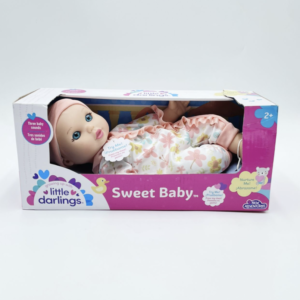 Little Darlings Sweet Baby Doll - Interactive Baby Doll with Baby Sounds for Kids 2+
