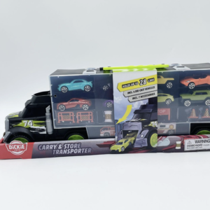 Dickie Toys Carry & Store Transporter – Holds Up to 28 Cars with Die-Cast Vehicles & Accessories