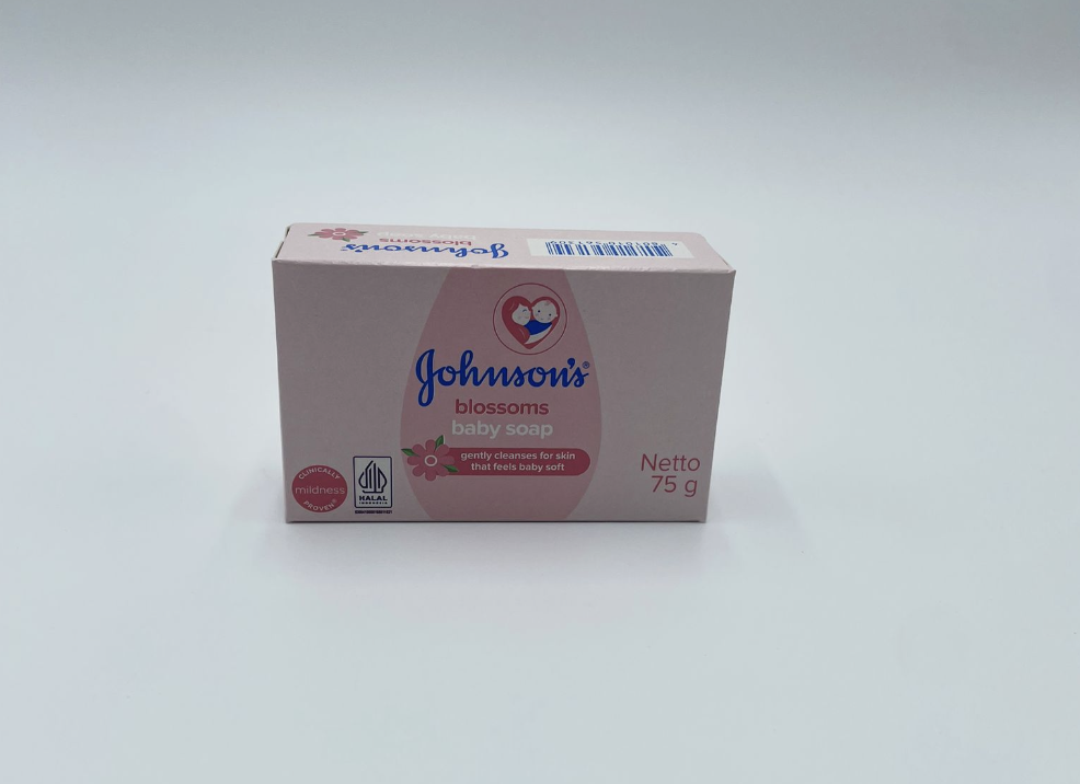 Johnson’s Blossoms Baby Soap 75g – Gentle & Soft Cleansing Bar for Sensitive Baby Skin