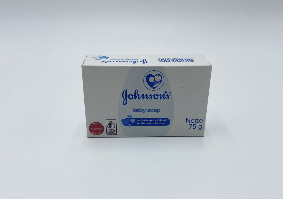 Johnson’s Baby Soap 75g – Gentle & Moisturizing Cleansing Bar for Sensitive Baby Skin