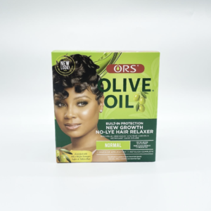 ORS Olive Oil Built-In Protection No-Lye Hair Relaxer for New Growth – Regular Strength