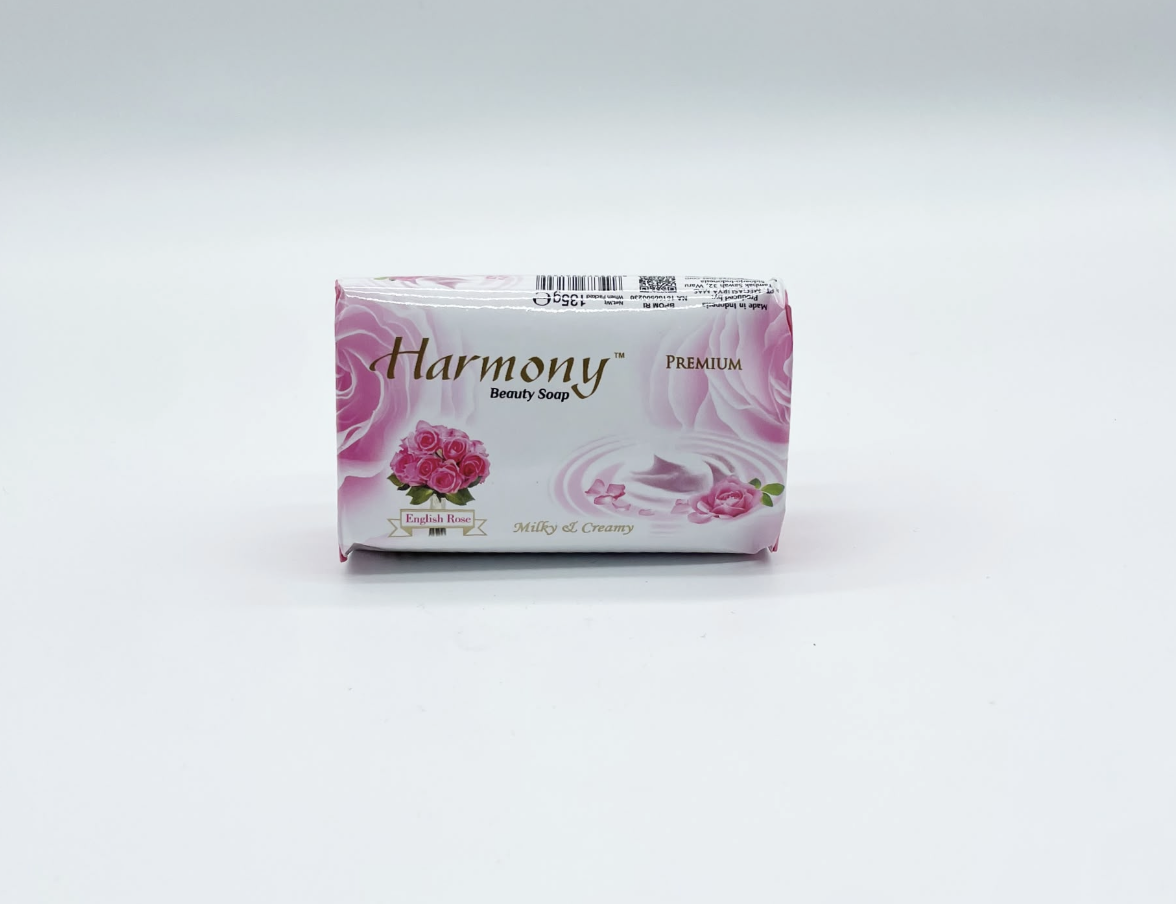 Harmony Beauty Soap English Rose Milky & Creamy – Moisturizing Beauty Bar